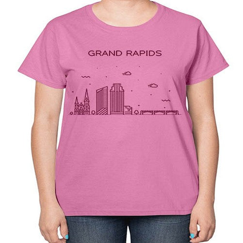GrandRapids 779# - cities-  Ladies T-Shirt