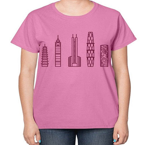 Guangzhou 789# - cities-  Ladies T-Shirt