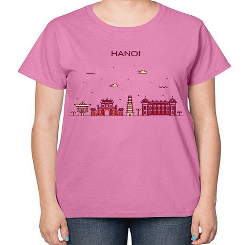 Hanoi 814# - cities-  Ladies T-Shirt