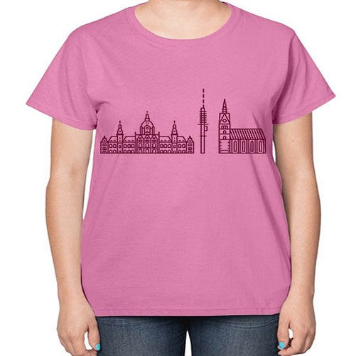 Hanover 817# - cities-  Ladies T-Shirt