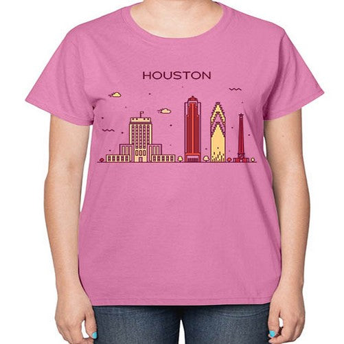 Houston 911# - cities-  Ladies T-Shirt