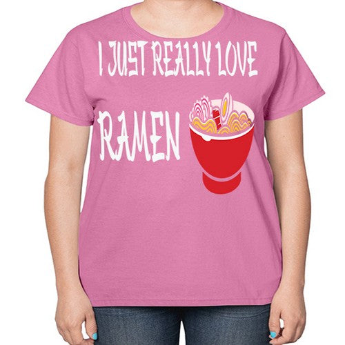 I Just Love Ramen Japanese Anime 238# - anime-  Ladies T-Shirt