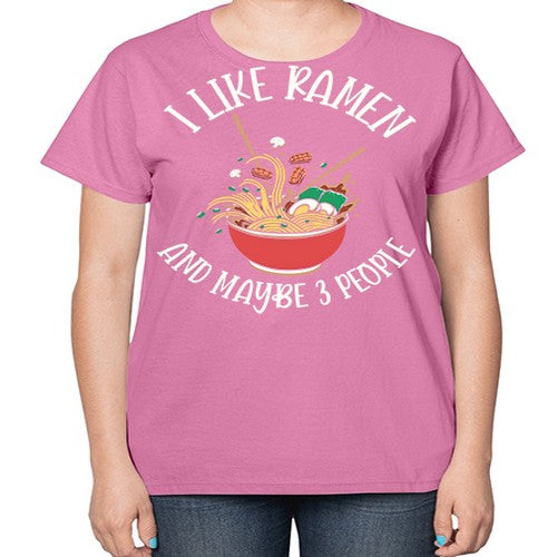 I Like Ramen Japanese Noodles 239# - anime-  Ladies T-Shirt