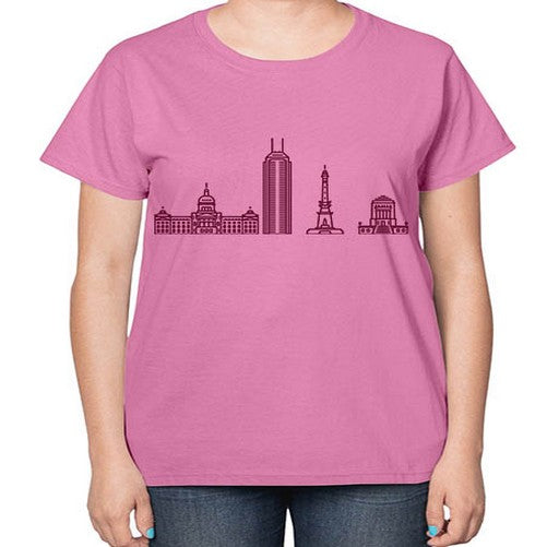 Indianapolis 948# - cities-  Ladies T-Shirt
