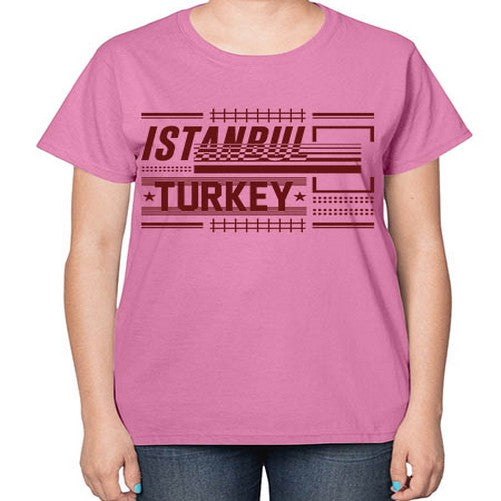 Istanbul 967# - cities-  Ladies T-Shirt