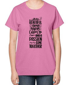 Its A Beautiful Style Style 1008# - nurse-  Ladies T-Shirt