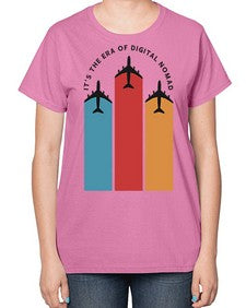 Its the Era of Digital Nomad 10# - internet-  Ladies T-Shirt