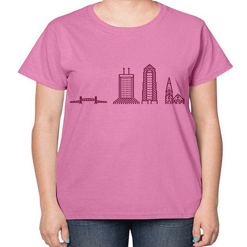JacksonvilleFL 976# - cities-  Ladies T-Shirt