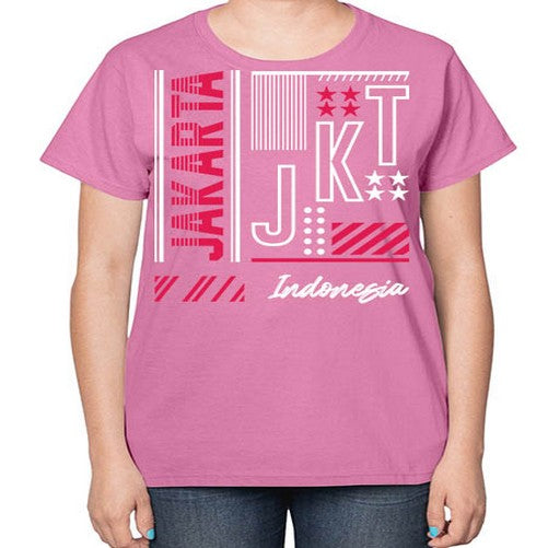 Jakarta 984# - cities-  Ladies T-Shirt
