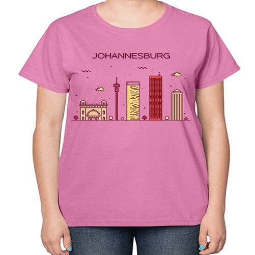 Johannesburg 1001# - cities-  Ladies T-Shirt