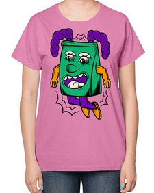 Jumping pouch 146# - cartoon general-  Ladies T-Shirt