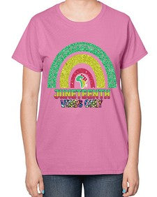Juneteenth Vibes Only 5# - black juneteenth-  Ladies T-Shirt