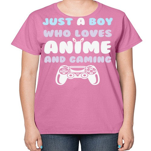 Just A Boy Who Loves 261# - anime-  Ladies T-Shirt