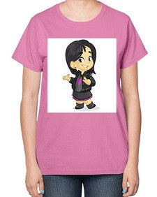 Kid 147# - cartoon general-  Ladies T-Shirt