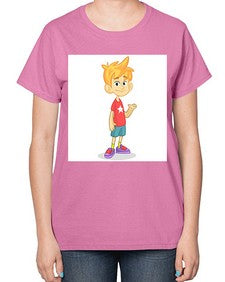Kid 148# - cartoon general-  Ladies T-Shirt