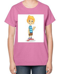 Kid 151# - cartoon general-  Ladies T-Shirt