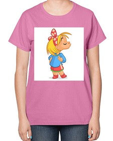 Kid 152# - cartoon general-  Ladies T-Shirt