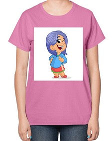 Kid 155# - cartoon general-  Ladies T-Shirt