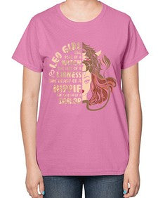 Leo girl 289# - leo-  Ladies T-Shirt