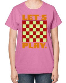 Lets play 135# - chess-  Ladies T-Shirt