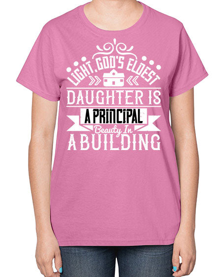 Light Gods eldest daughter is a principal beauty in a building Style 274# - architect-  Ladies T-Shirt