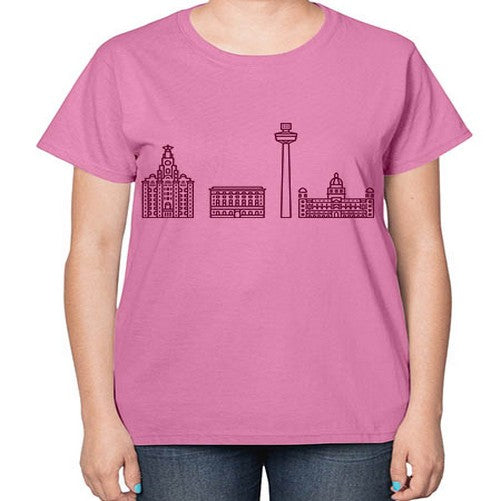 Liverpool 1151# - cities-  Ladies T-Shirt