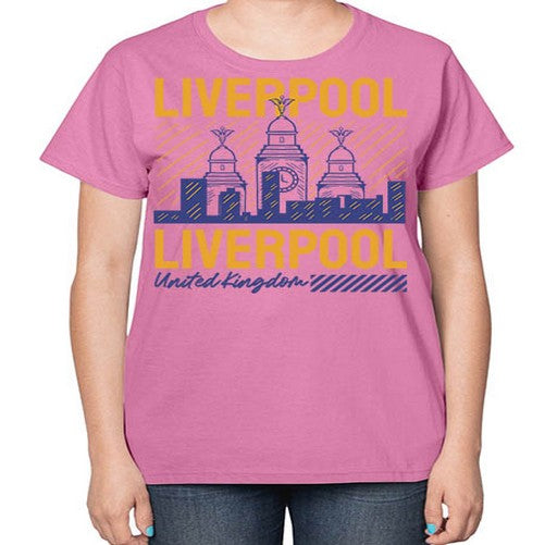 Liverpool 1152# - cities-  Ladies T-Shirt
