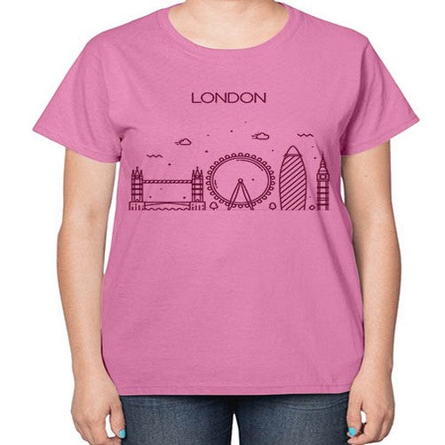London 1156# - cities-  Ladies T-Shirt