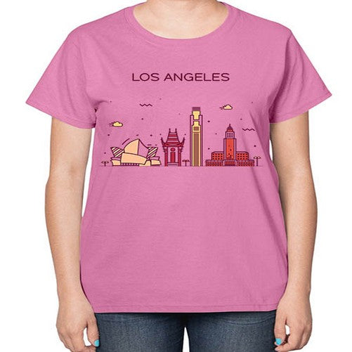 LosAngeles 1166# - cities-  Ladies T-Shirt