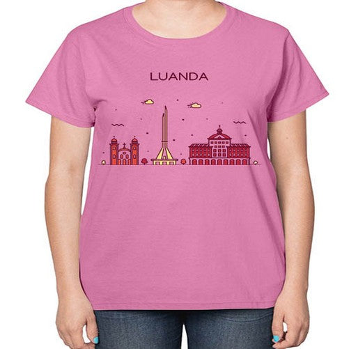 Luanda 1180# - cities-  Ladies T-Shirt