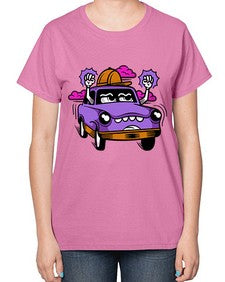 Mad driver 162# - cartoon general-  Ladies T-Shirt