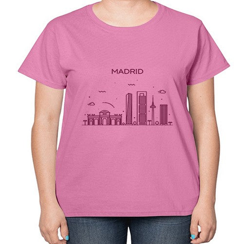 Madrid 1202# - cities-  Ladies T-Shirt
