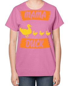 Mama Duck Style 26# - ducks-  Ladies T-Shirt