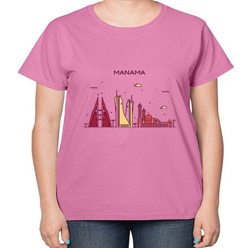 Manama 1225# - cities-  Ladies T-Shirt