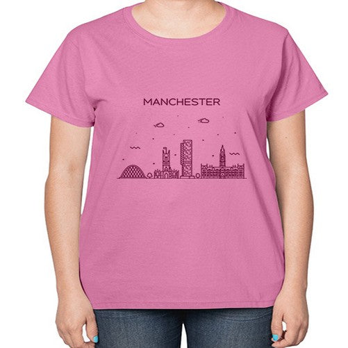 Manchester 1226# - cities-  Ladies T-Shirt