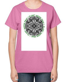Mandala Garden Round 910# - mandala-  Ladies T-Shirt