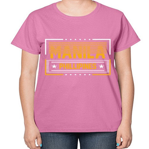 Manila 1233# - cities-  Ladies T-Shirt