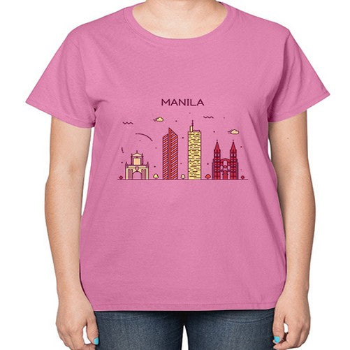 Manila 1234# - cities-  Ladies T-Shirt