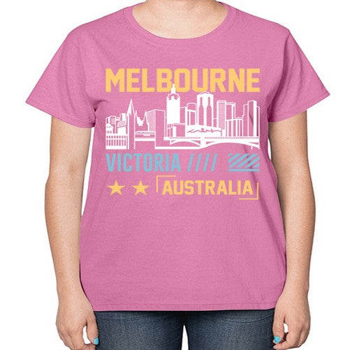 Melbourne 1271# - cities-  Ladies T-Shirt