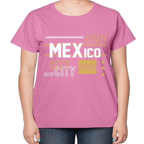 Mexico City 1275# - cities-  Ladies T-Shirt