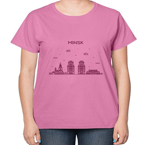 Minsk 1315# - cities-  Ladies T-Shirt