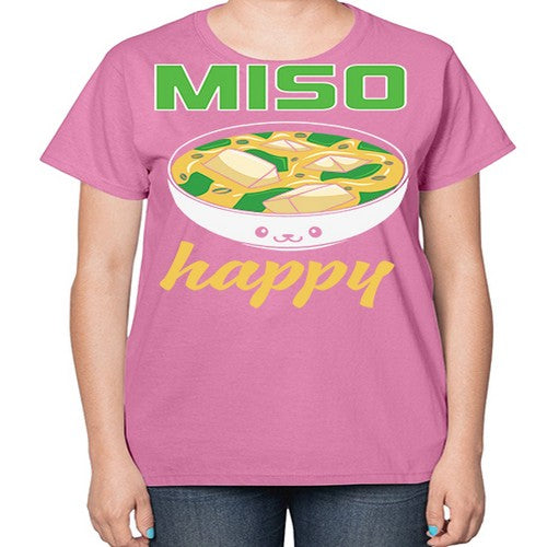 Miso Anime Japanese Food Lover 268# - anime-  Ladies T-Shirt