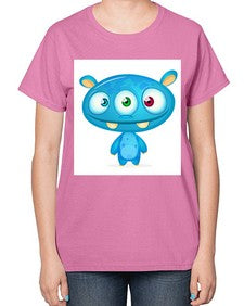 Monster 181# - cartoon general-  Ladies T-Shirt