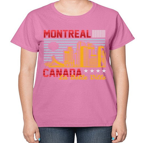 Montreal 1348# - cities-  Ladies T-Shirt
