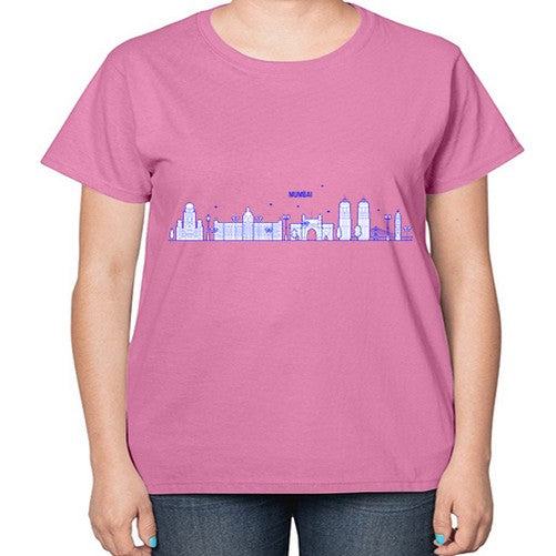 Mumbai 1385# - cities-  Ladies T-Shirt