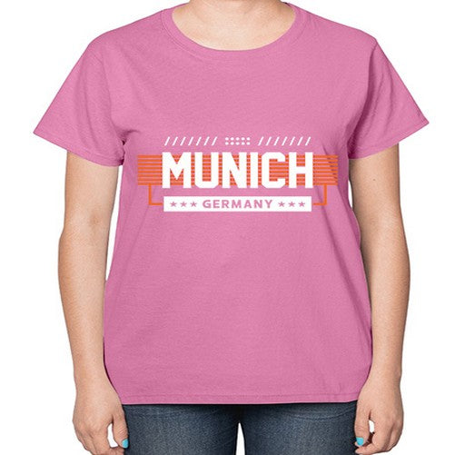 Munich 1389# - cities-  Ladies T-Shirt
