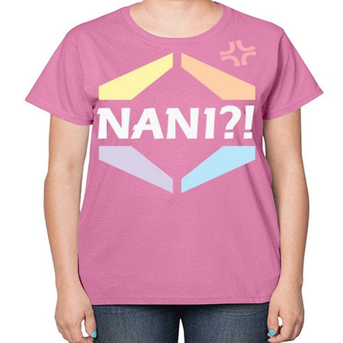 Nani What Funny Japanese Anime 270# - anime-  Ladies T-Shirt