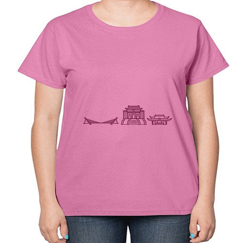 Nanjing 1407# - cities-  Ladies T-Shirt