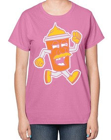 Never too old 197# - cartoon food-  Ladies T-Shirt