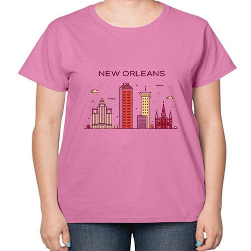 NewOrleans 1480# - cities-  Ladies T-Shirt